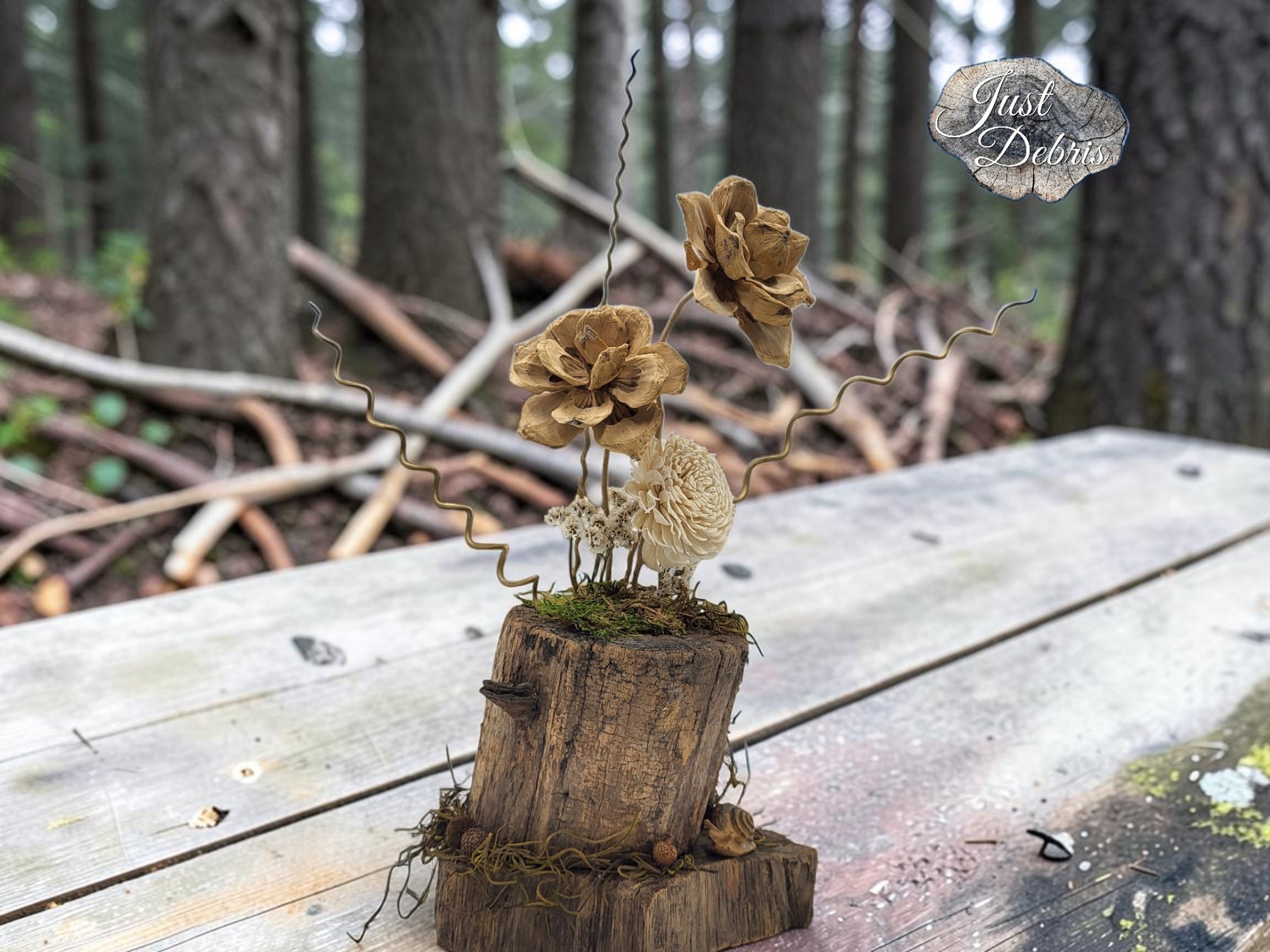 Nature-inspired handcrafted art